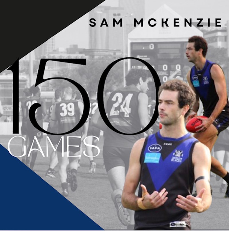 Sam McKenzie - 150 Blacks games